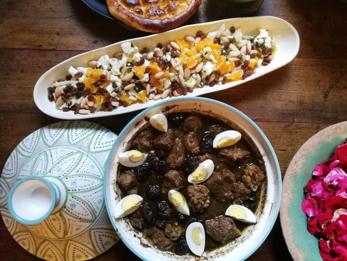 Insalata marocchina di arance, finocchi, mandorle ed uvetta