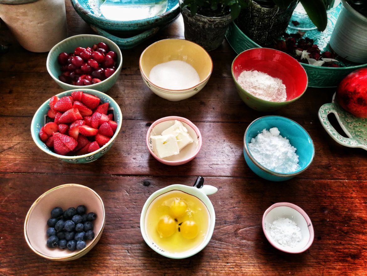 Torta ai frutti rossi