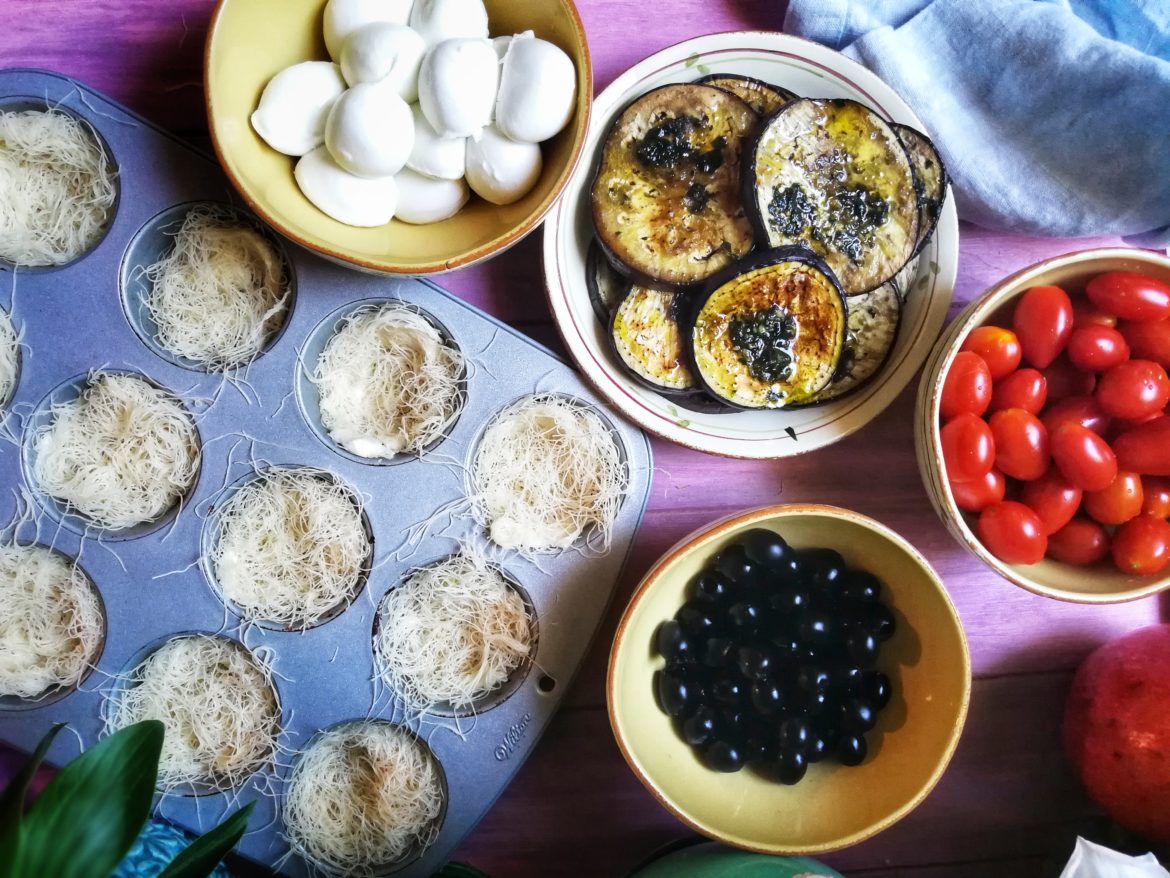 Cestini di kataifi…. alla parmigiana!
