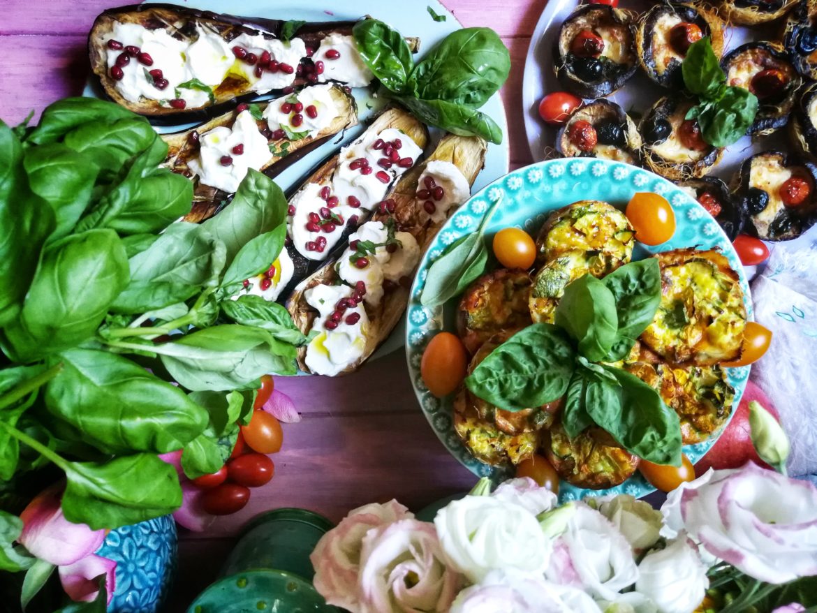 edf Melanzane grigliate à pois (con labaneh e melagrana)