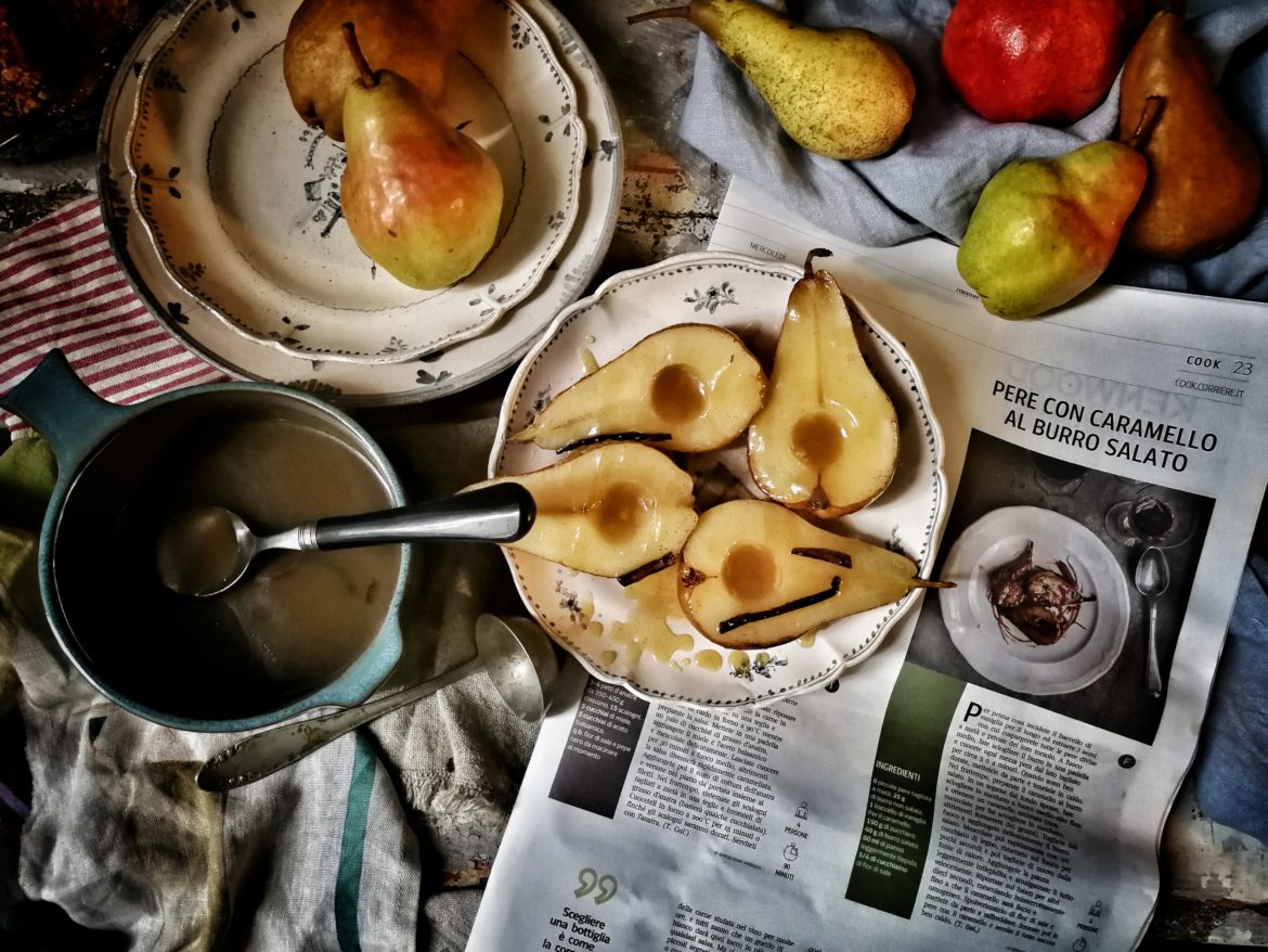 sdr Pere con caramello salato
