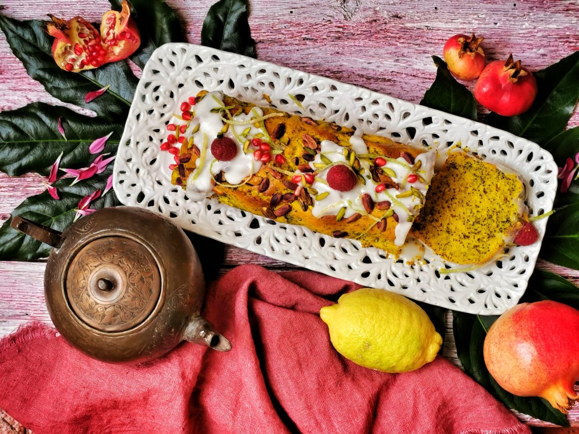 Torta al limone e semi di papavero