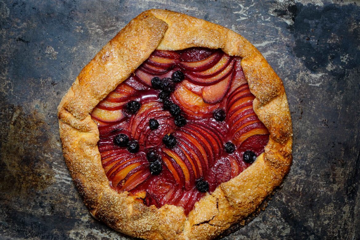 Torta galette di frutta